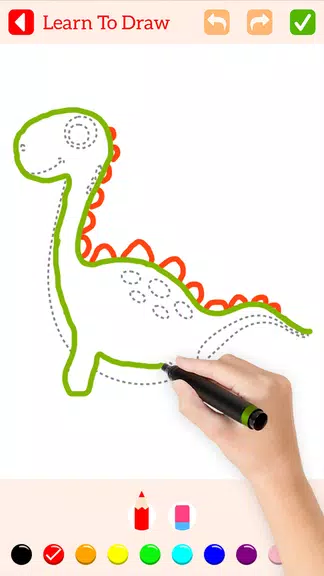 Schermata Learn To Draw Animals - Steps 2