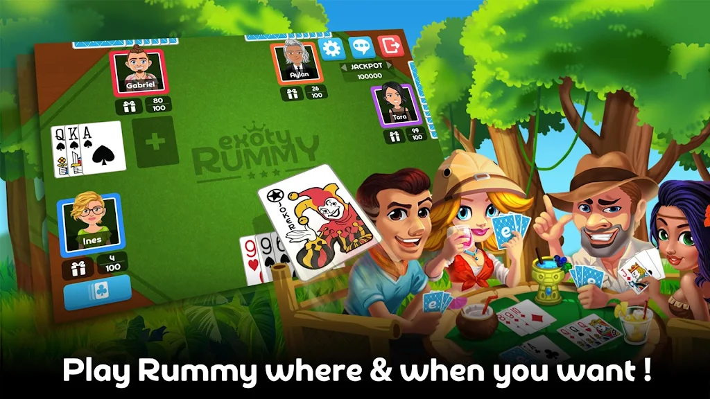 Multiplayer Rummy Game Screenshot 1