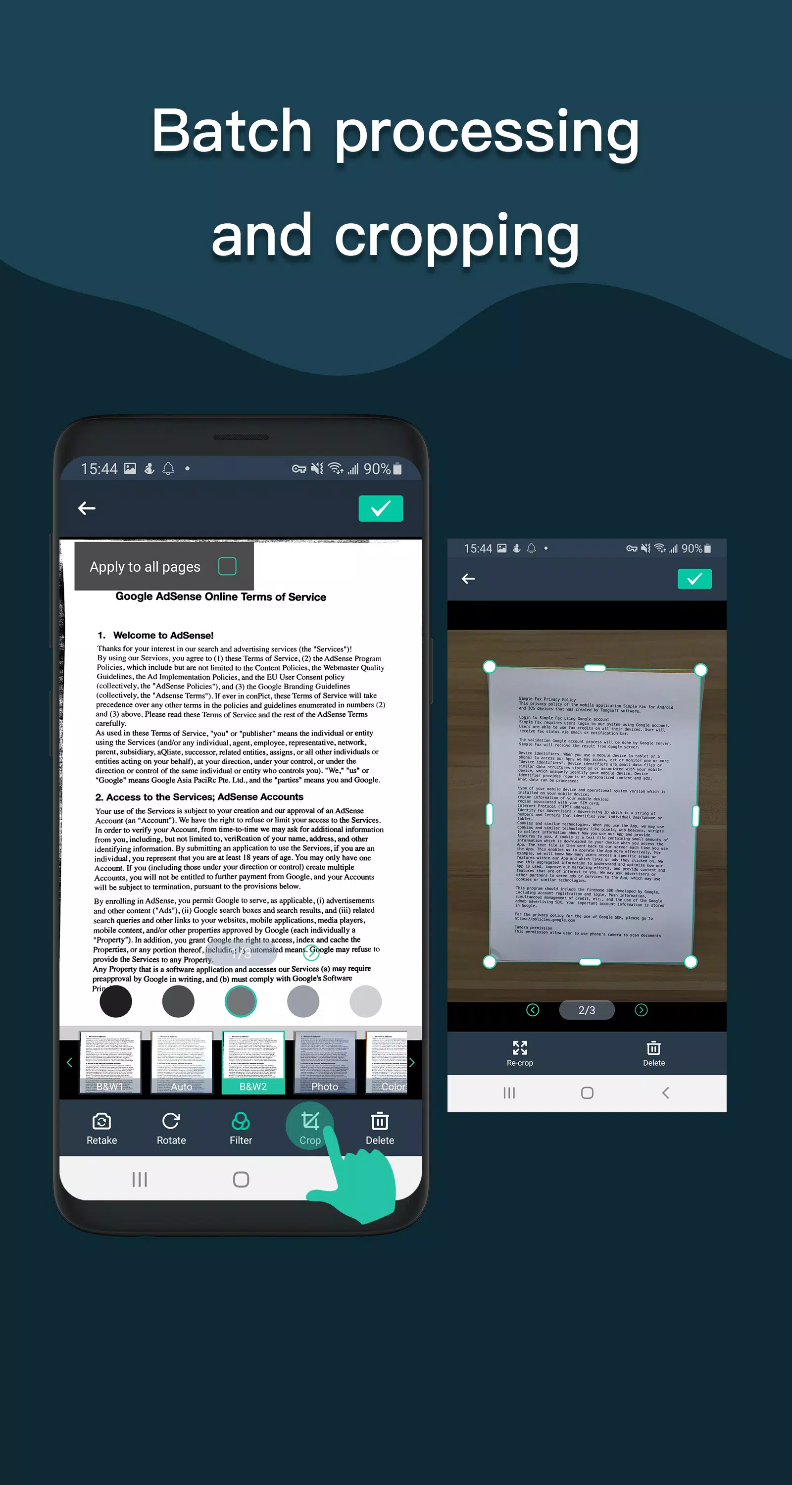 Simple Scan - PDF Scanner App Captura de tela 2