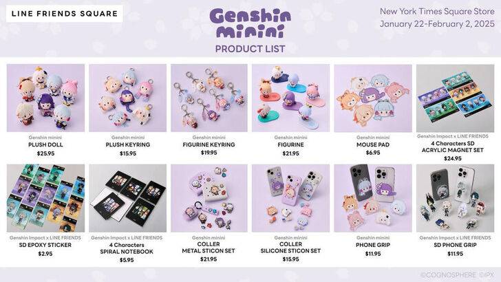 Genshin Minini Pop-up Store nach NYC