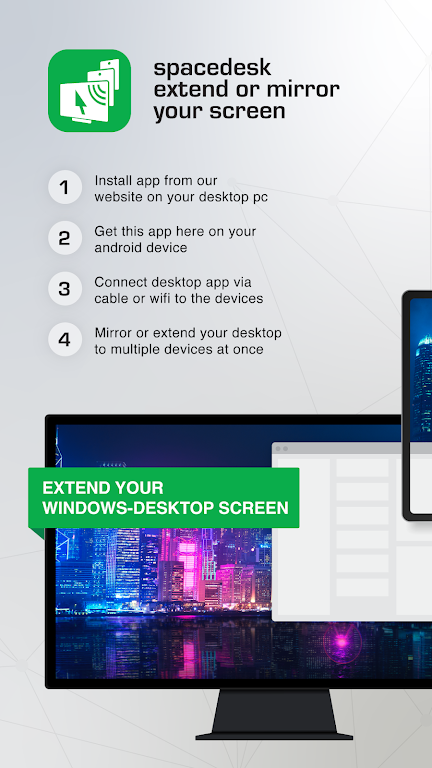 spacedesk - USB Display for PC Capture d'écran 3