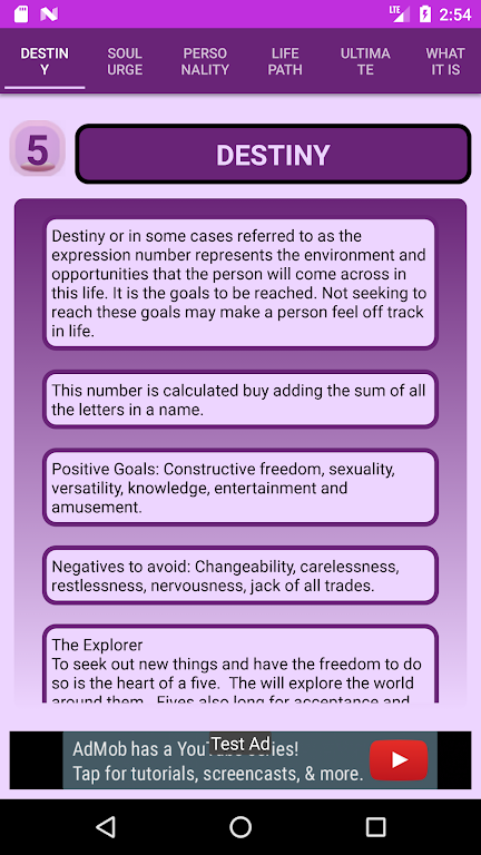 Pythagorean Numerology Calculator Скриншот 3