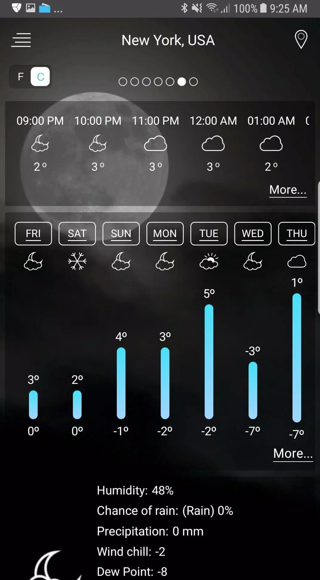 Weather app ภาพหน้าจอ 2