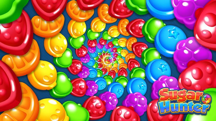 Sugar Hunter®: Match 3 Puzzle Captura de pantalla 1
