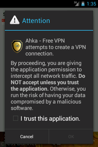 Ahka - Free VPN Captura de tela 3