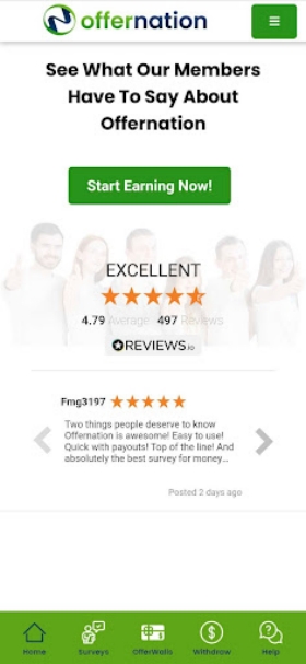 OfferNation Make Money Online Captura de tela 1