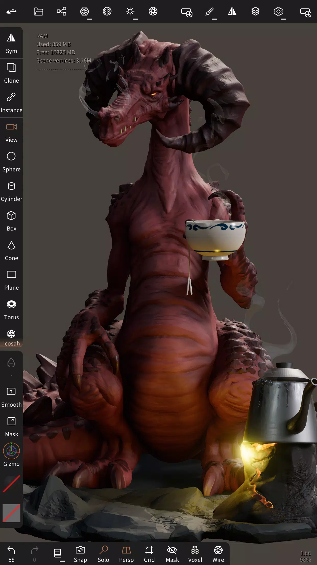 Nomad Sculpt スクリーンショット 2