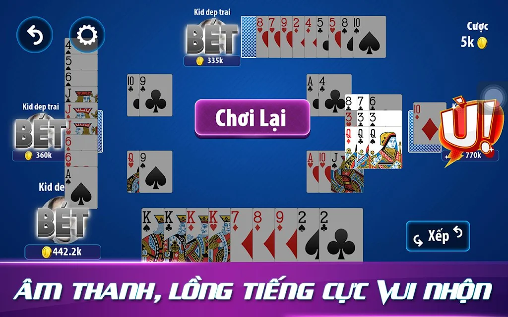 Phom - Phỏm - Ta La - Tá Lả - Offline應用截圖第4張