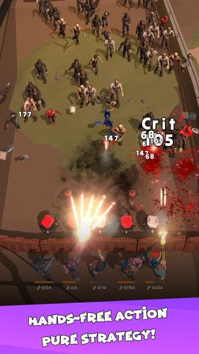 Idle Zombie Wave Tangkapan skrin 2