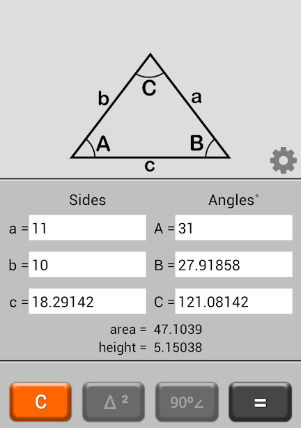 Triangle Calculator应用截图第1张