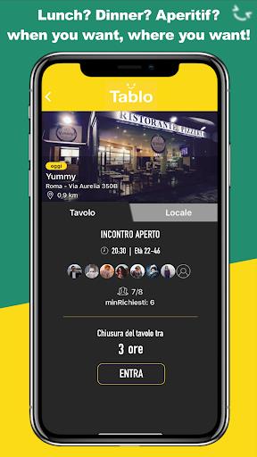 Tablo - Social eating Schermafbeelding 1