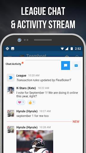 Schermata Fleaflicker Fantasy Football, Baseball, Basketball 3