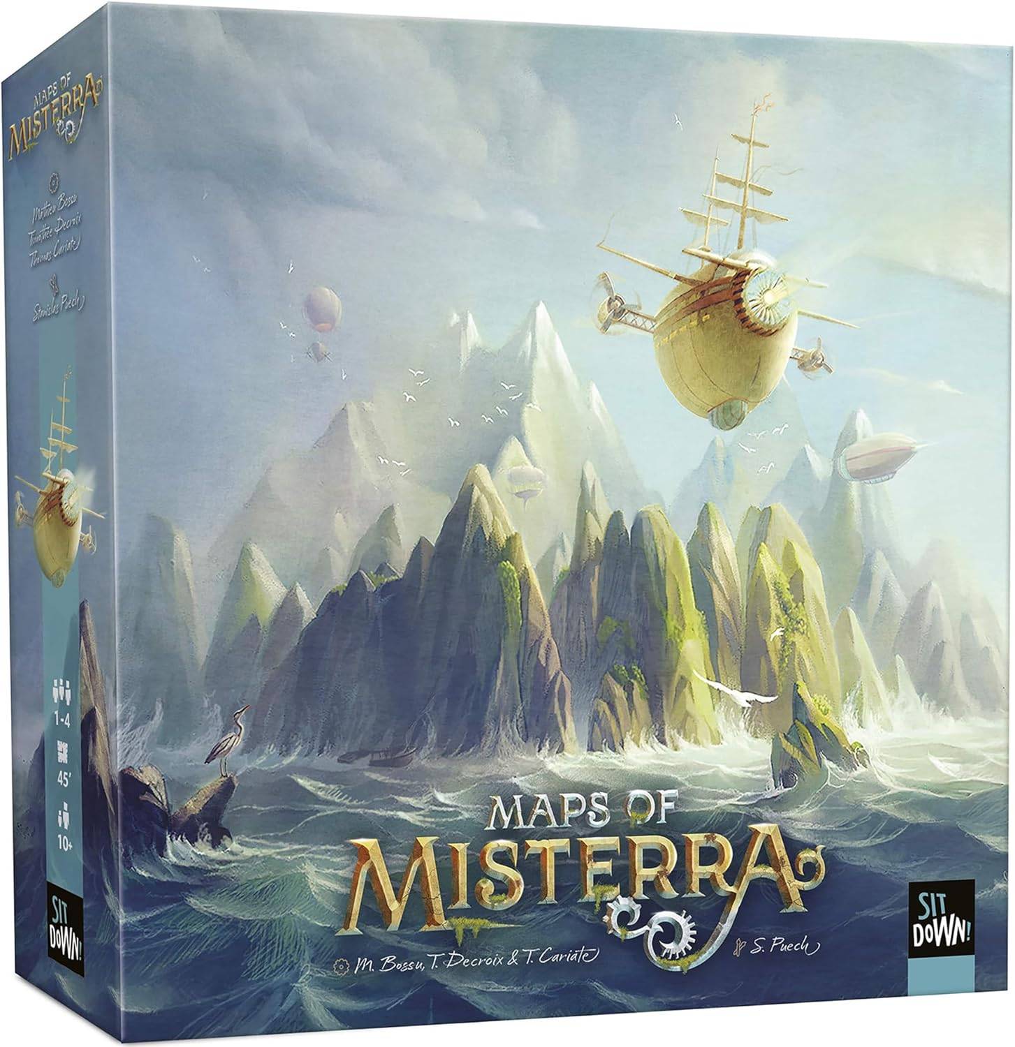 Maps of Misterra board game box art