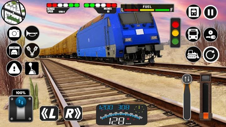 Indian Train Racing Games Schermafbeelding 2