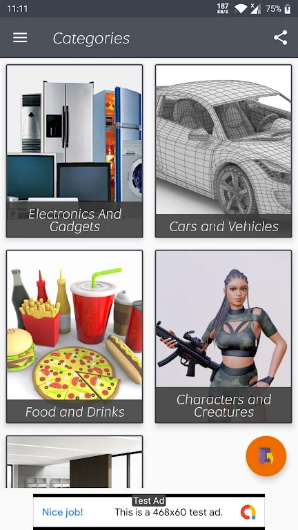 3D Model Viewer - OBJ/STL/DAE ภาพหน้าจอ 3