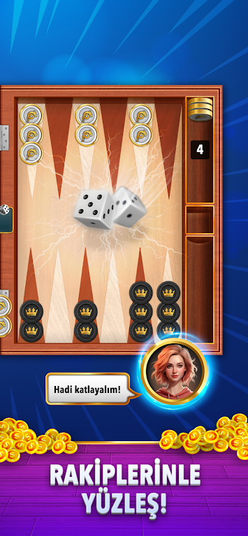 Masters of Backgammon : Online Ekran Görüntüsü 2