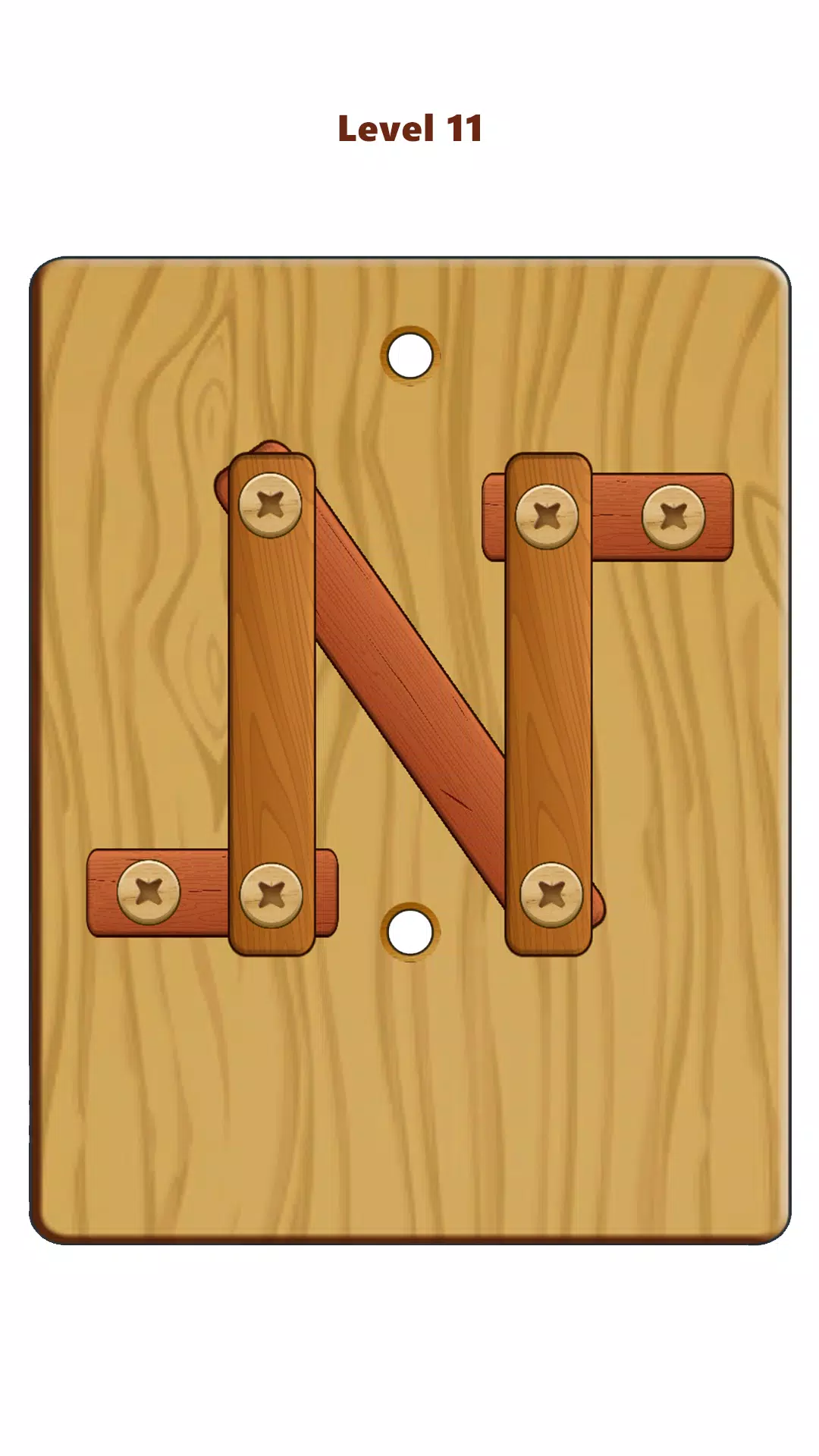 Wood Nuts & Bolts Puzzle ภาพหน้าจอ 1