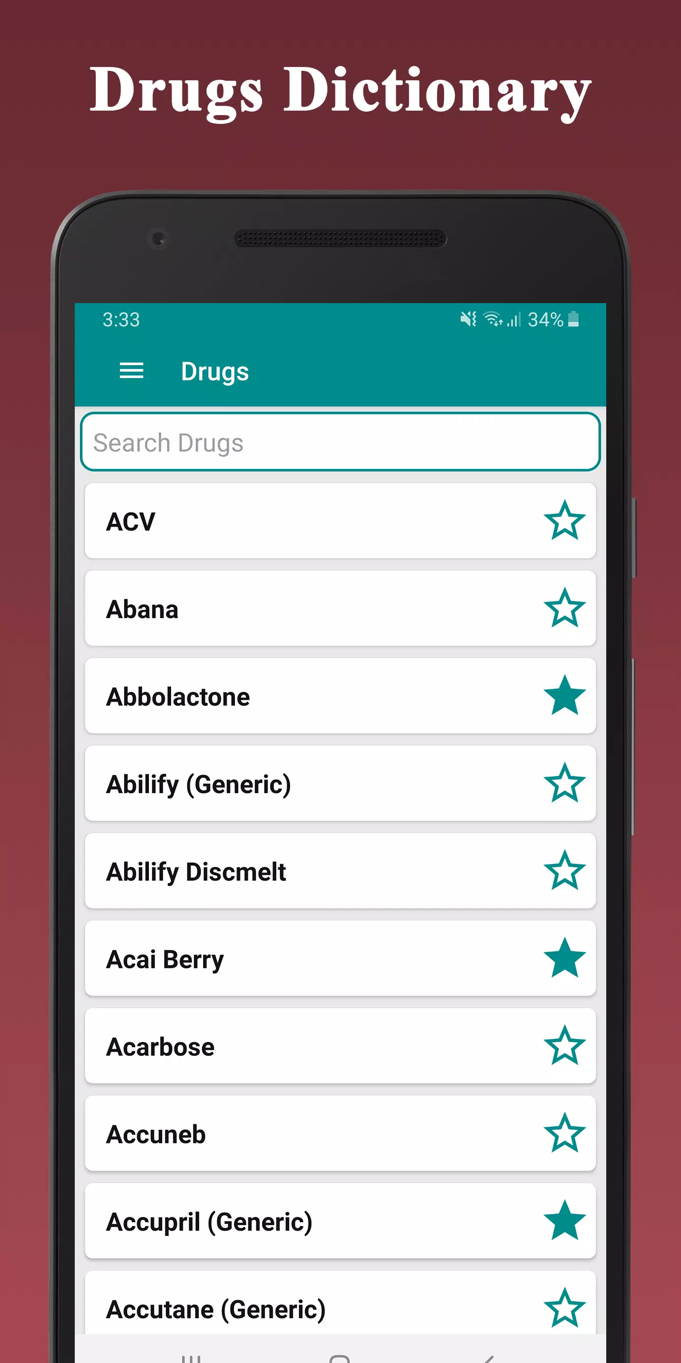Medical Drugs Dictionary Guide应用截图第1张