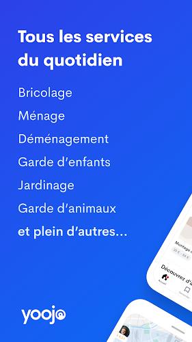 Yoojo - Service à domicile應用截圖第1張