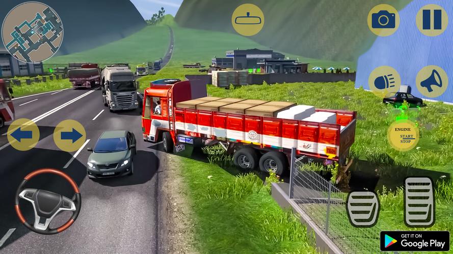Indian Truck Cargo Truck Games 스크린샷 2