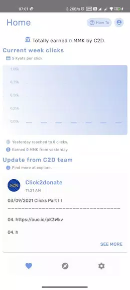 Click 2 donate Captura de pantalla 1