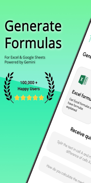 Sheets AI: Formula Generator スクリーンショット 2