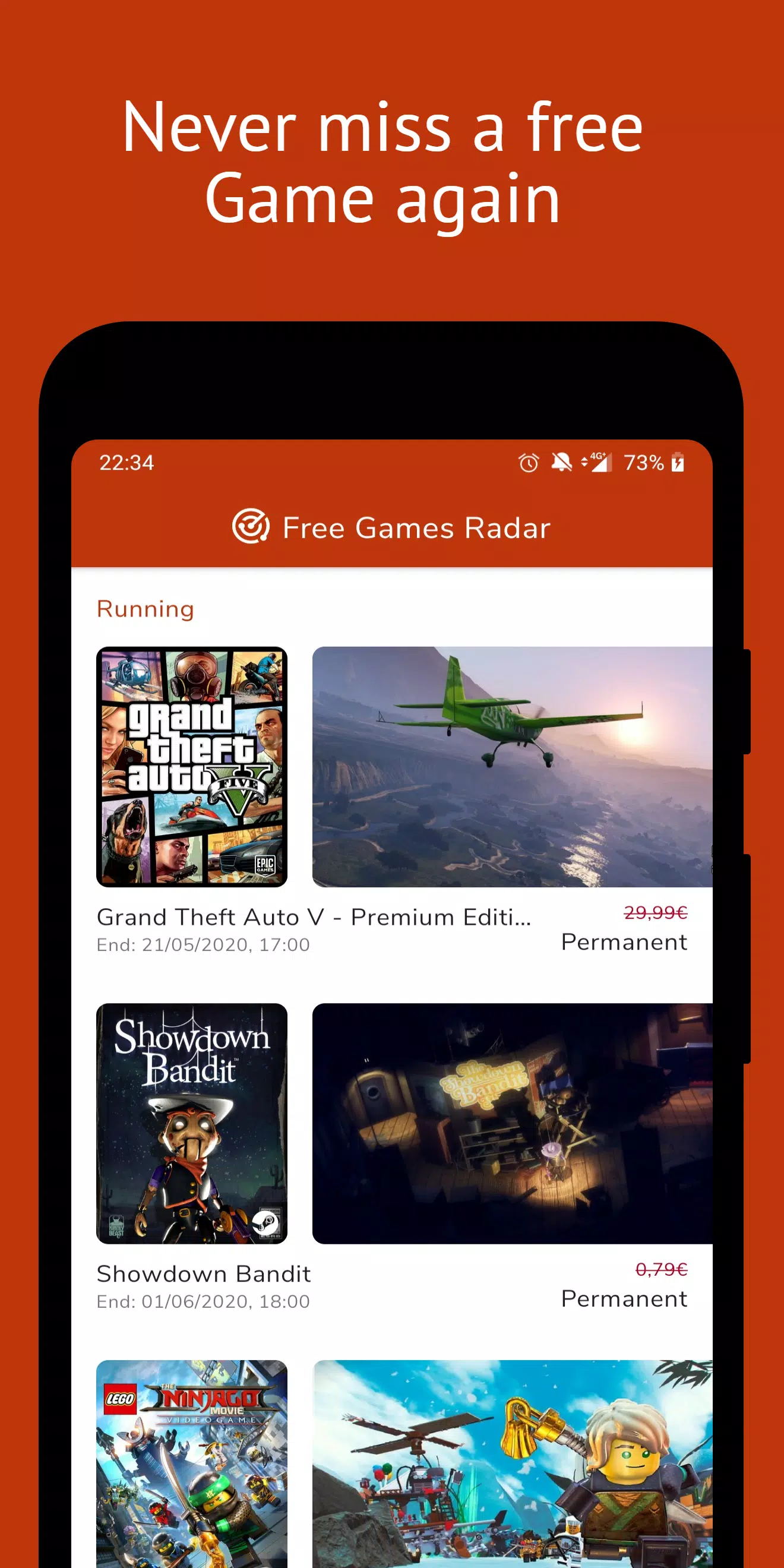 PC Games Radar for Epic Games, 스크린샷 1