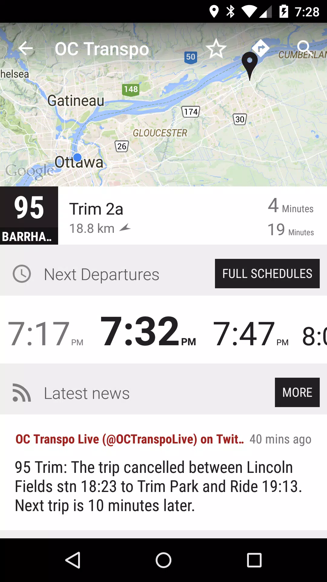 Ottawa OC Transpo Bus - MonTr… Zrzut ekranu 2