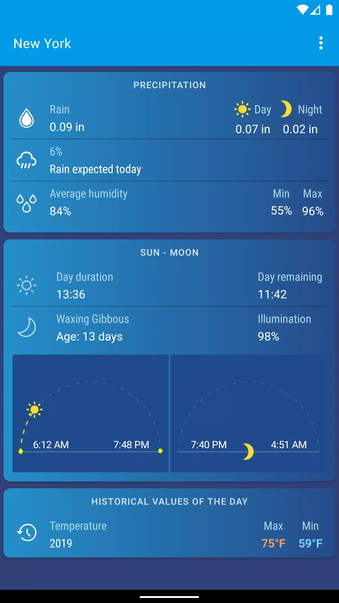 Weather XS PRO ဖန်သားပြင်ဓာတ်ပုံ 3