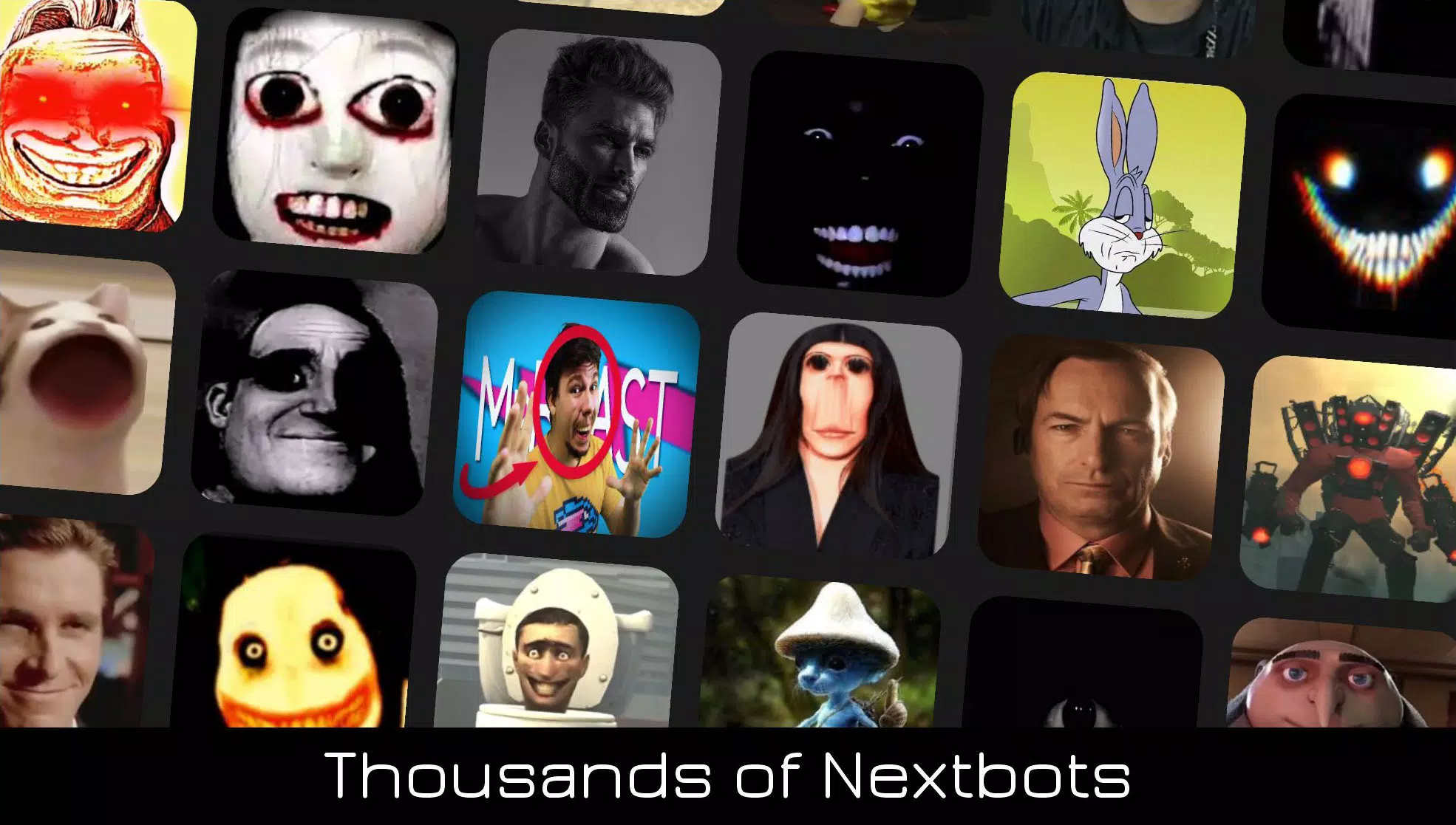 Nextbots Online ဖန်သားပြင်ဓာတ်ပုံ 1