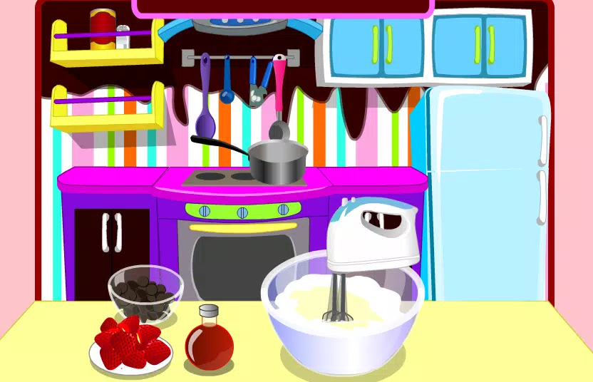game cooking chocolate cream スクリーンショット 4