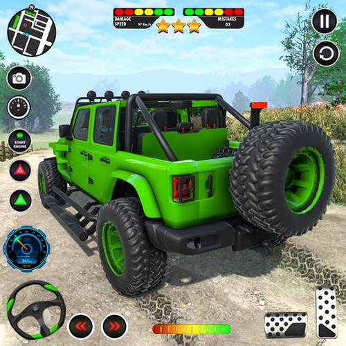 US Offroad Fury Car Driving 3D Capture d'écran 1