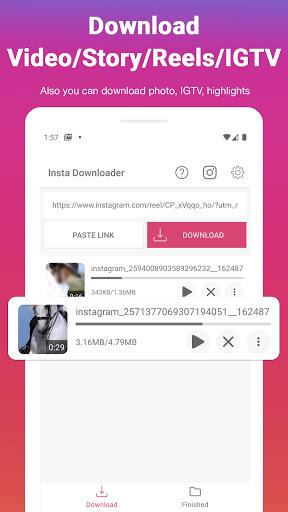 Video Downloader For Insta - IG Stories, Reels スクリーンショット 1