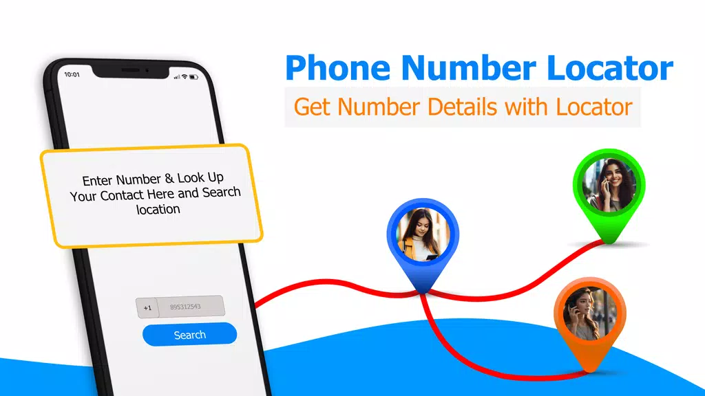 GPS Mobile Number locator App Zrzut ekranu 2