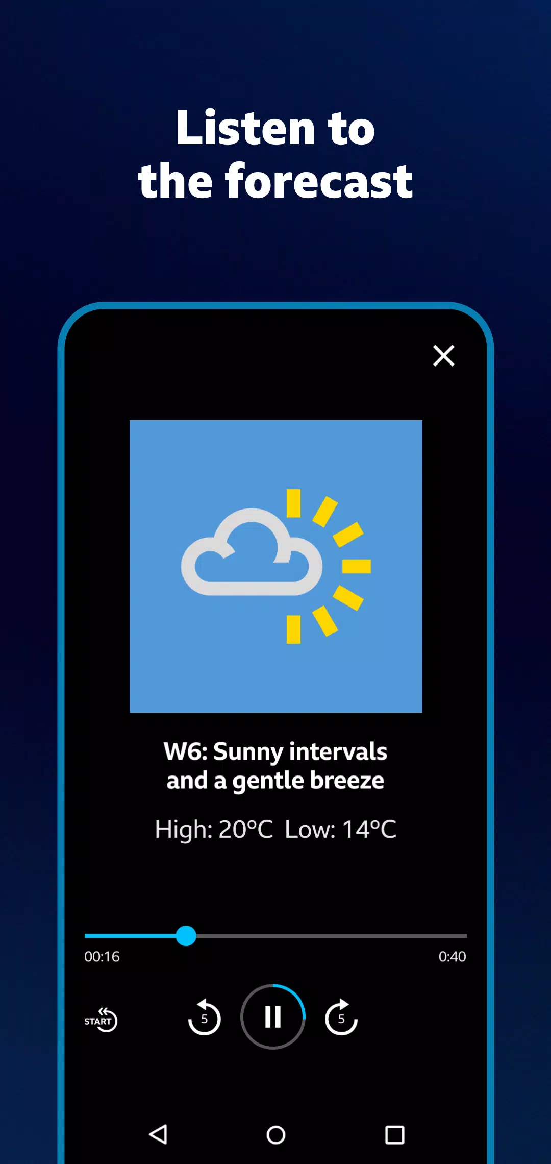 BBC Weather Screenshot 3