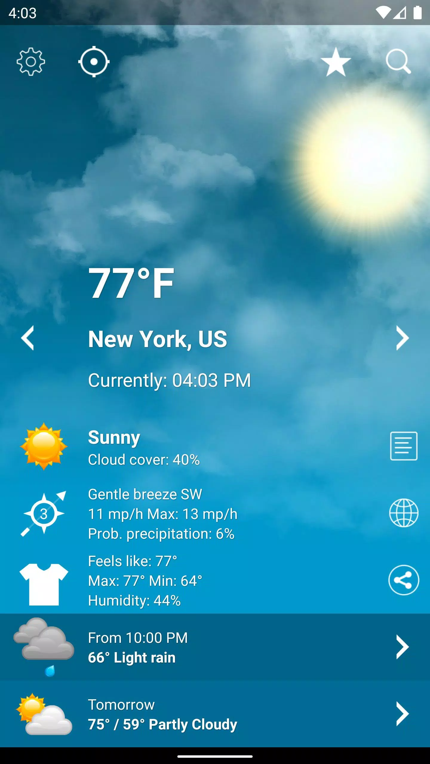 Weather XL PRO 스크린샷 1