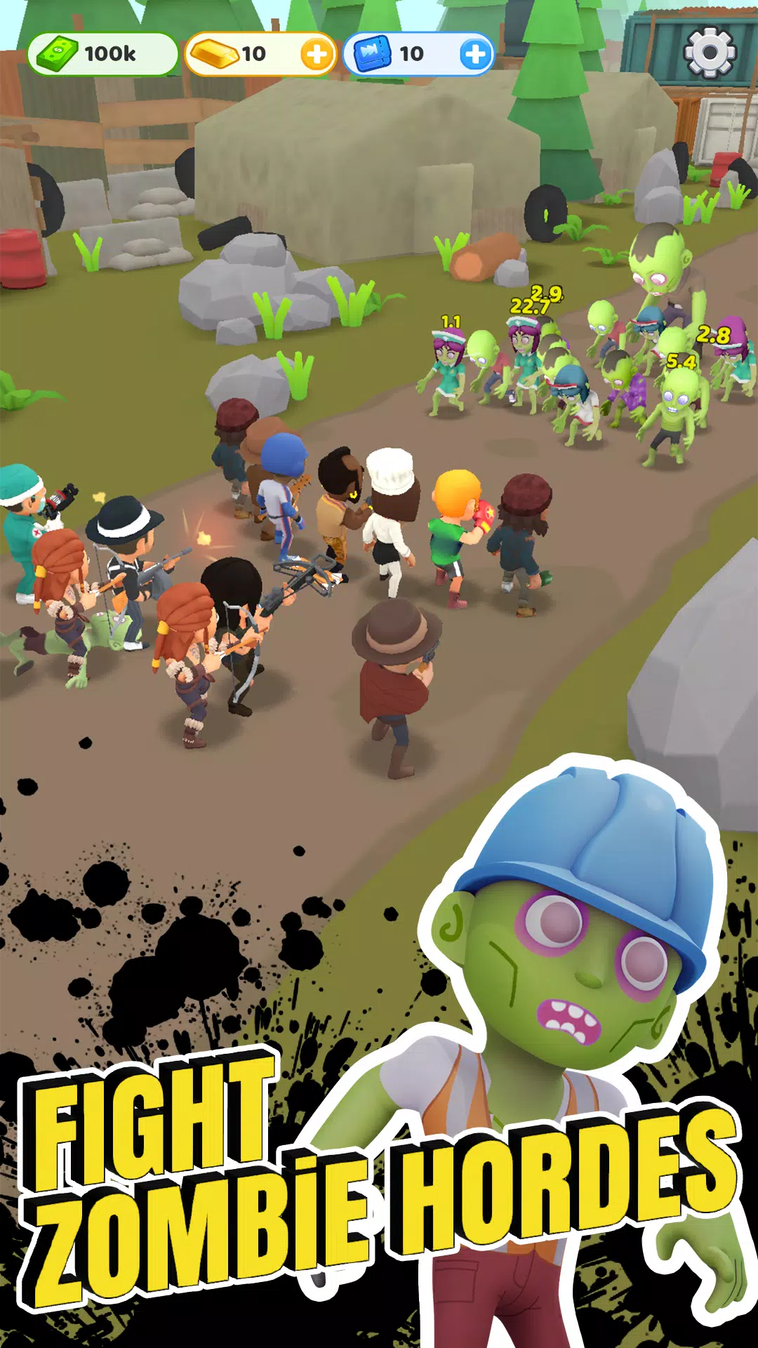Schermata Survivor Idle Run 1