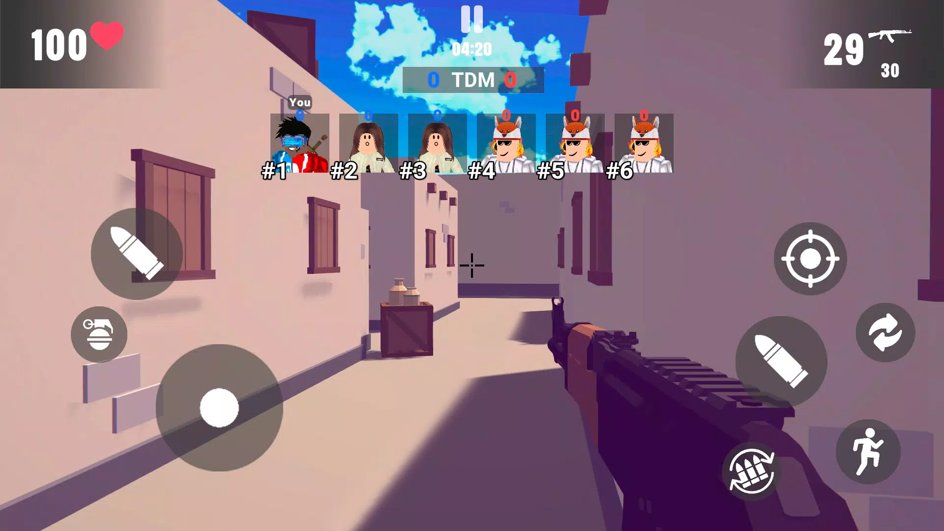 Gunfight Arena: Obby Shooter Ảnh chụp màn hình 2