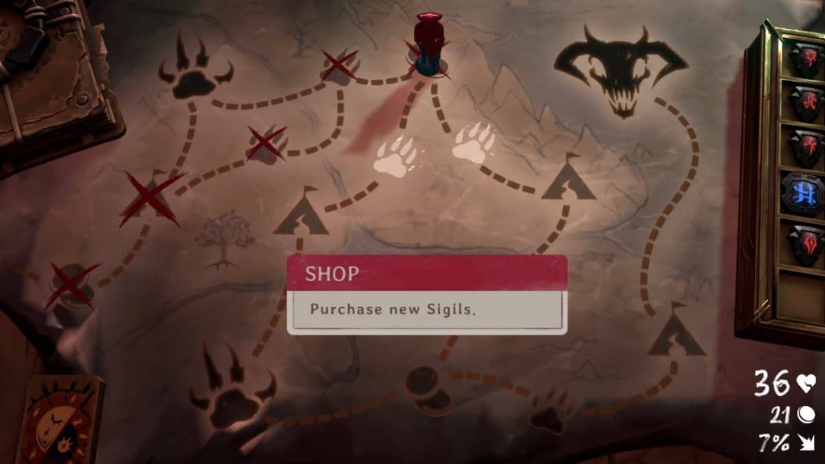 League of Legends Demons Hand Sigil Shop on Map