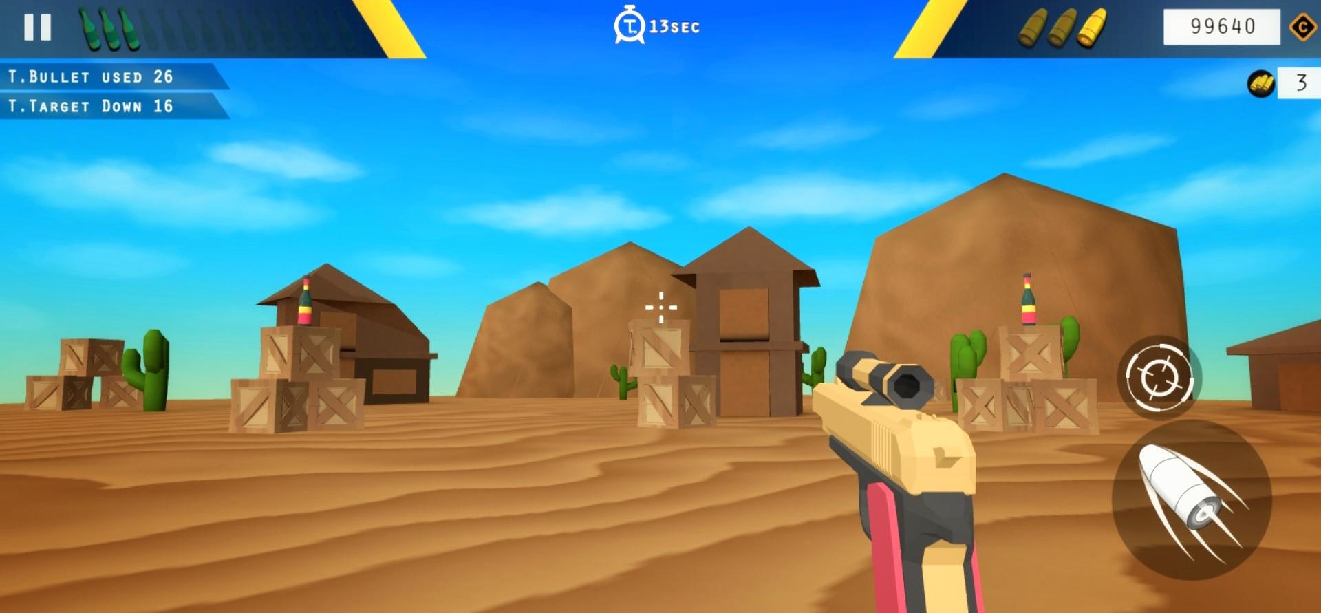 Bottle Shooting Game Ảnh chụp màn hình 3