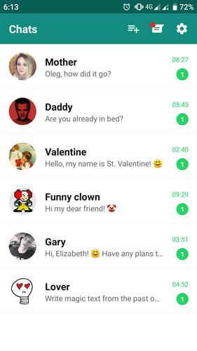 Love Story Chat Capture d'écran 1