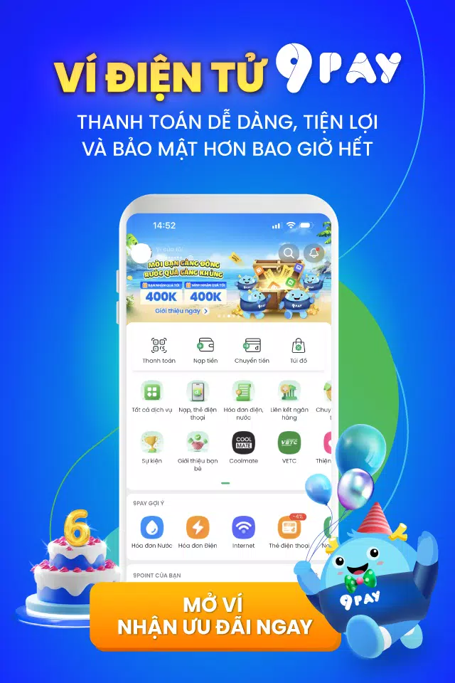Ví điện tử 9Pay應用截圖第1張