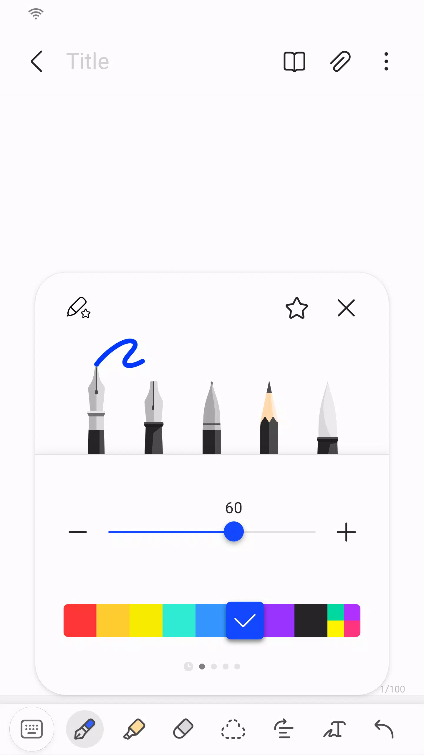 Samsung Notes ภาพหน้าจอ 3