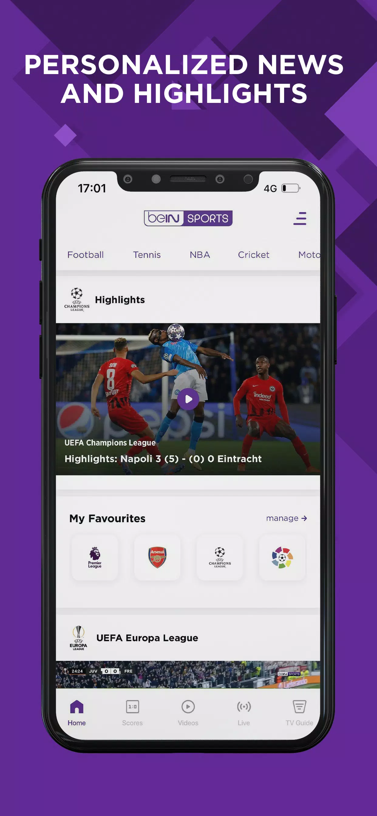 beIN SPORTS應用截圖第2張