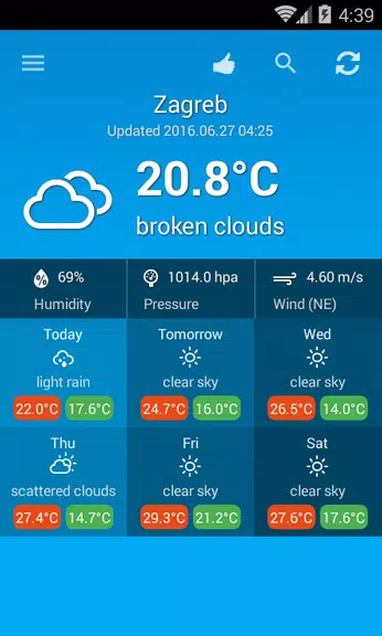 Weather Croatia應用截圖第1張