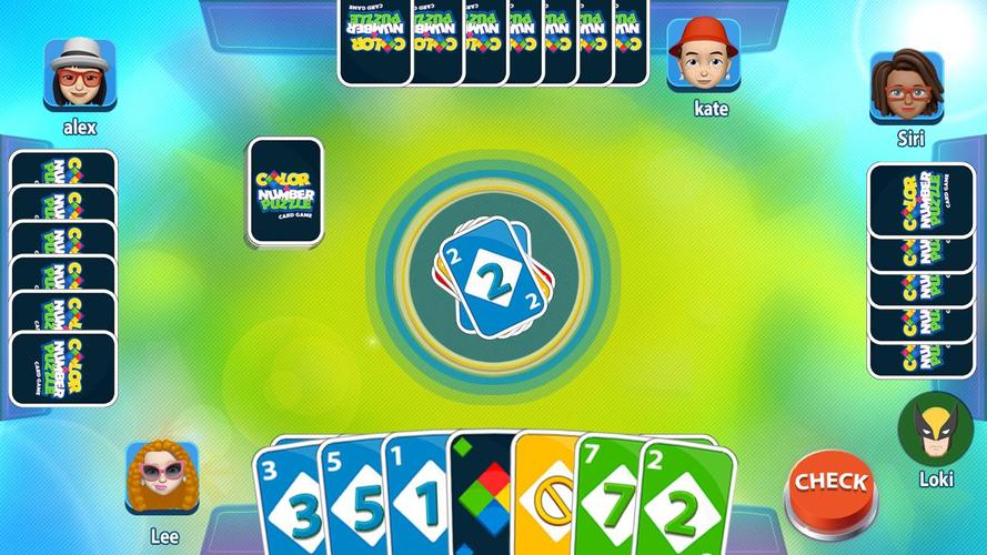 Color & Number - Card Game スクリーンショット 2
