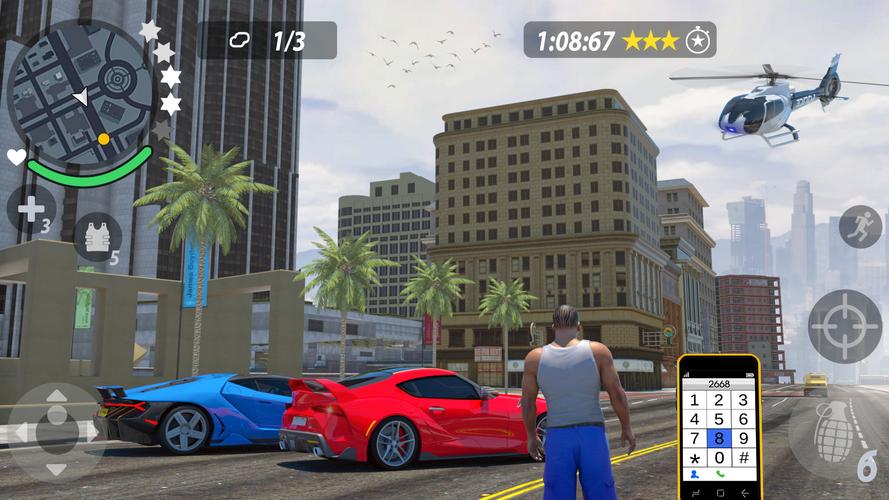 Rope Gangster Crime City Hero 스크린샷 4