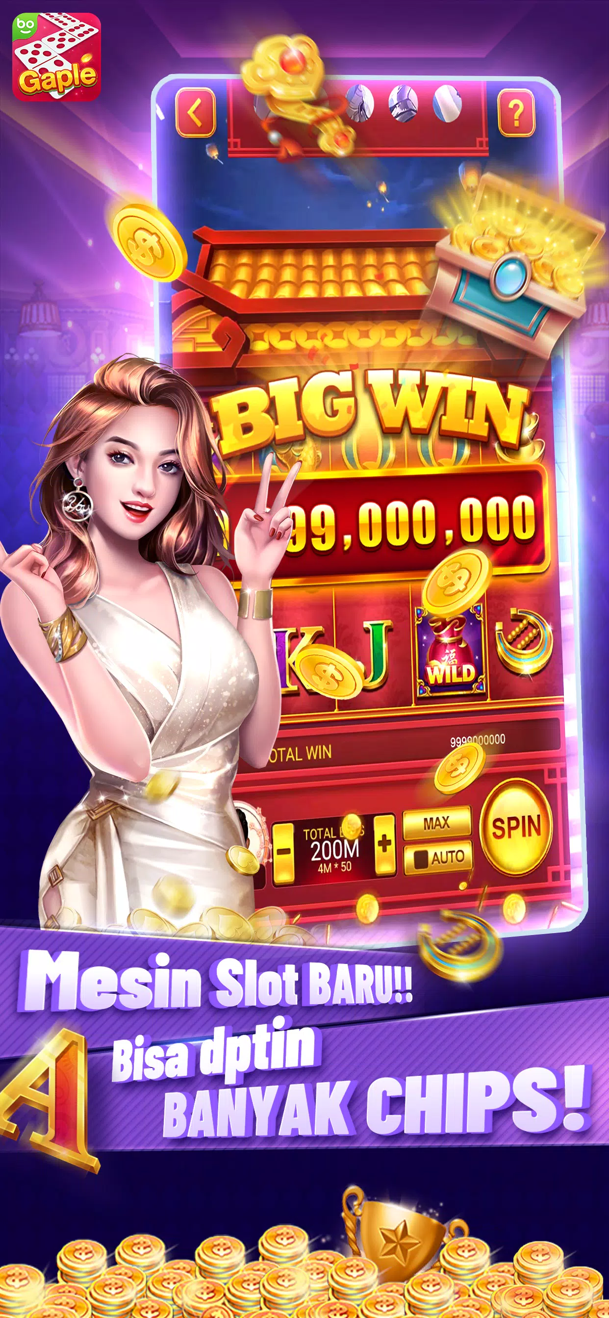 Domino Gaple Boya:Qiuqiu Capsa Скриншот 1