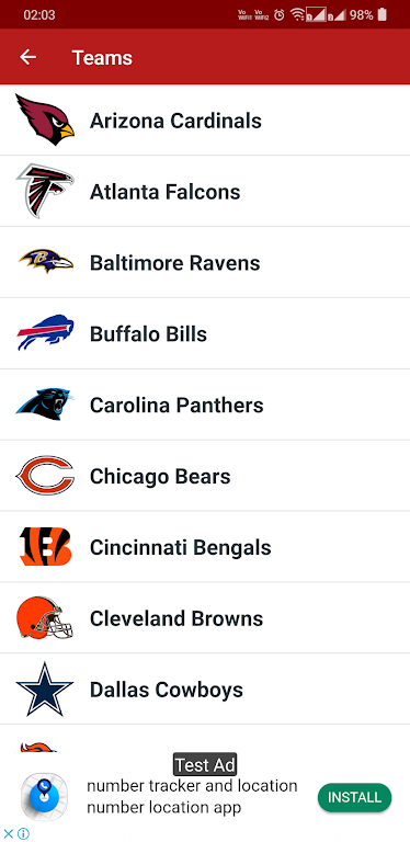 NFL 2024 Schedule Scores スクリーンショット 4