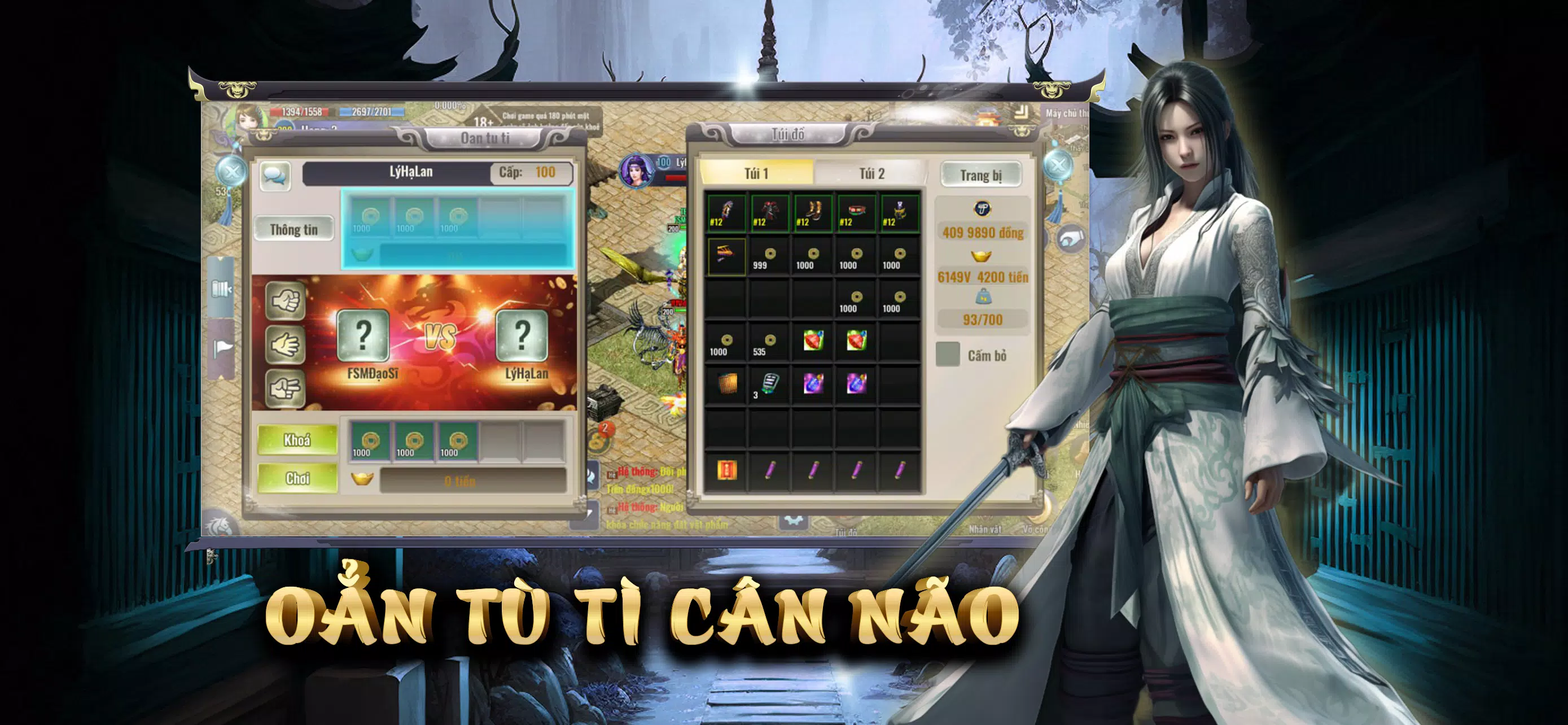 Tam Giới Phân Tranh Mobile Screenshot 4
